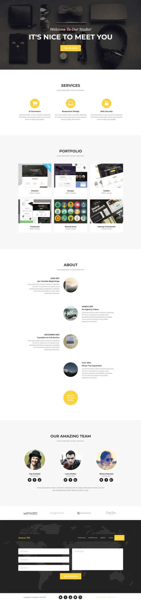 Agency Jekyll Theme preview