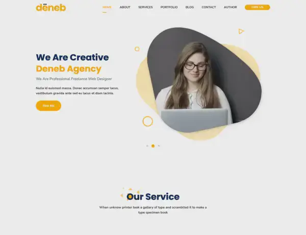 Deneb Jekyll Theme preview