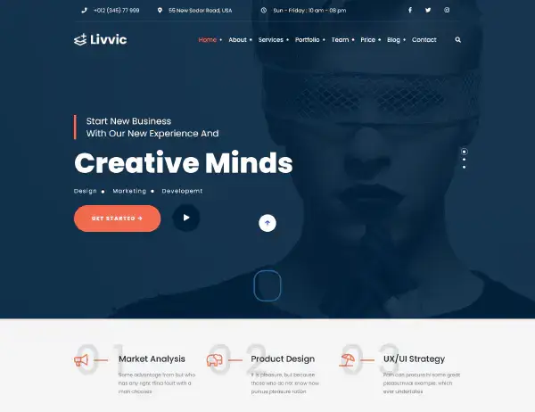 Livvic Jekyll Theme preview