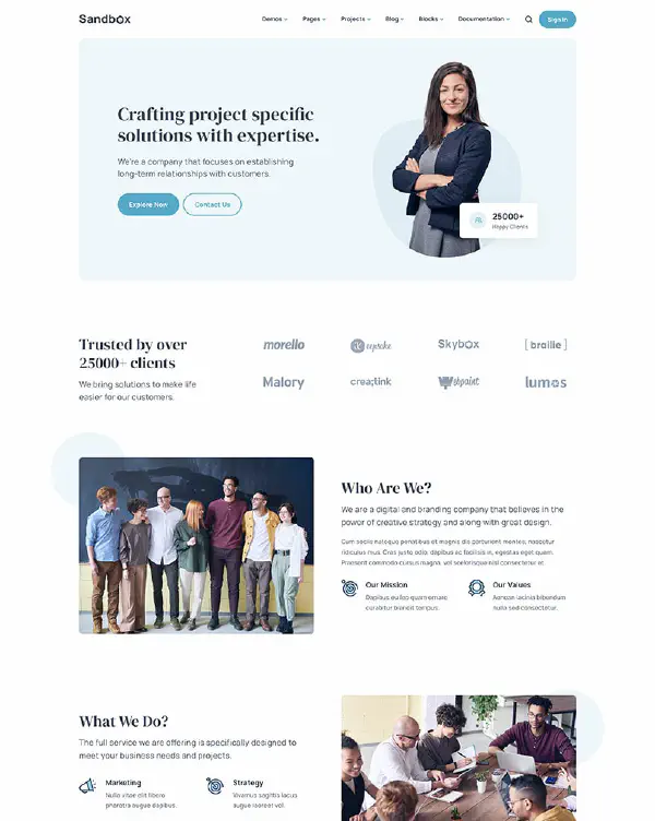 Sandbox Jekyll Theme
